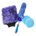 Two-piece car beauty tools set,Wash Mitt Sponge Microfiber, Custom,Wheel Brush